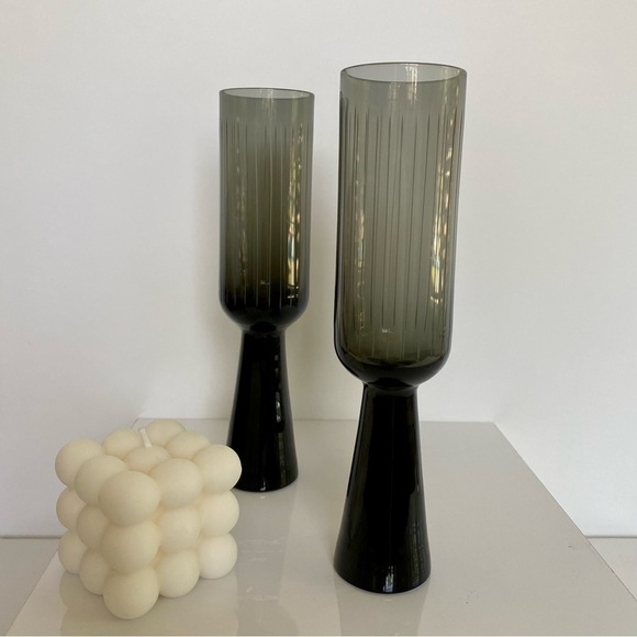 NWT Lasvit Otto Champagne Glass By Yabu Pushelberg In Carbon 2” - Picture 14 of 17